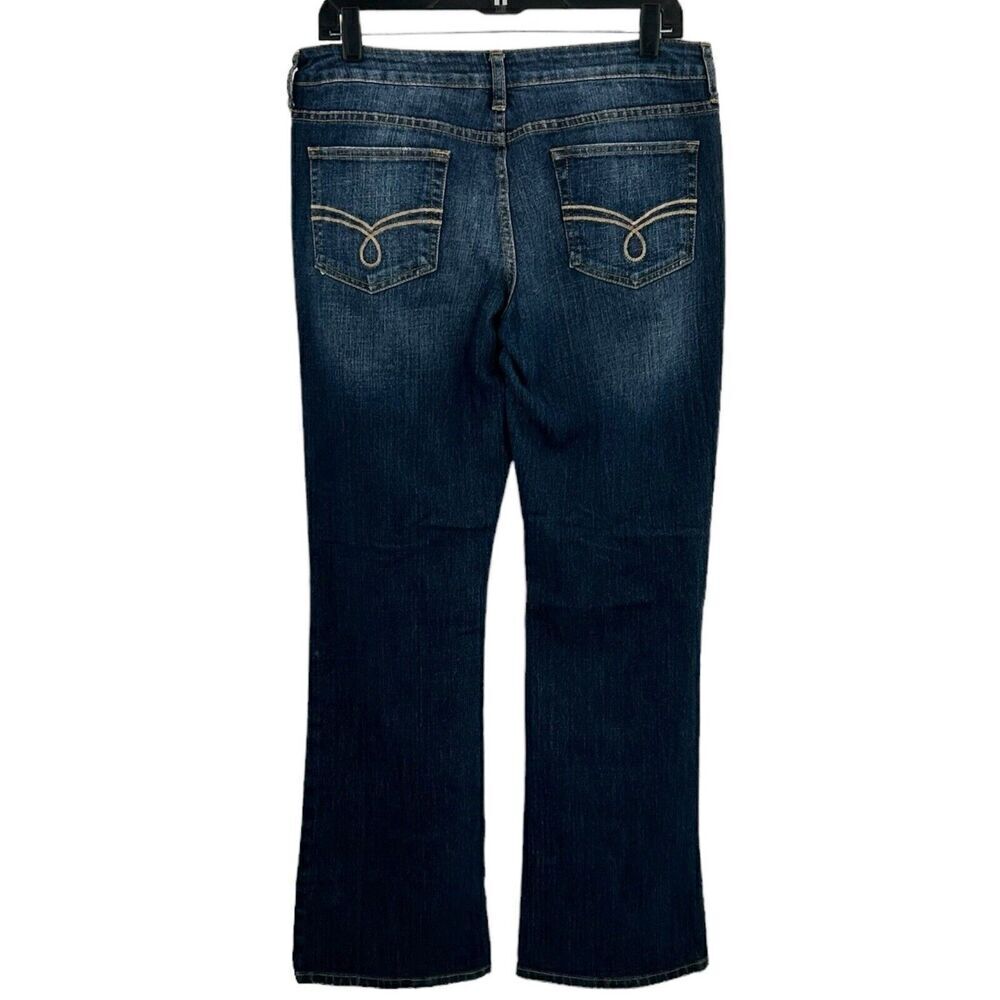 American Rag Cie Women’s Jeans Size 11 Regular Bootcut Dark Wash - Picture 3 of 12